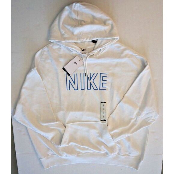 Nike FJ4915-121 Women's Sz Medium Summit White Oversized Pullover Hoodie - Picture 9 of 13